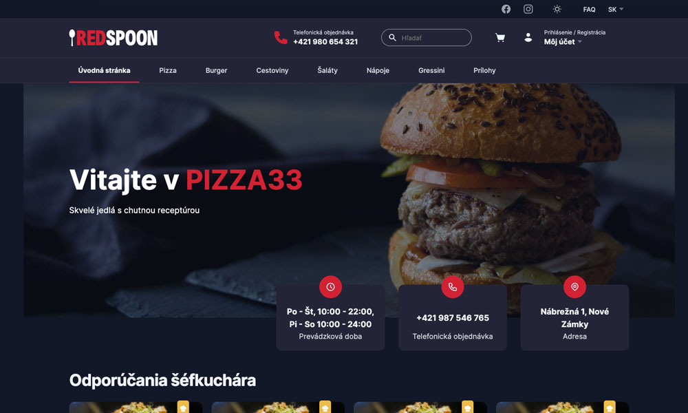 Prehľad rozvozov v systéme REDSPOON